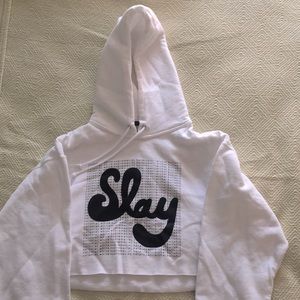 Cropped hoodie